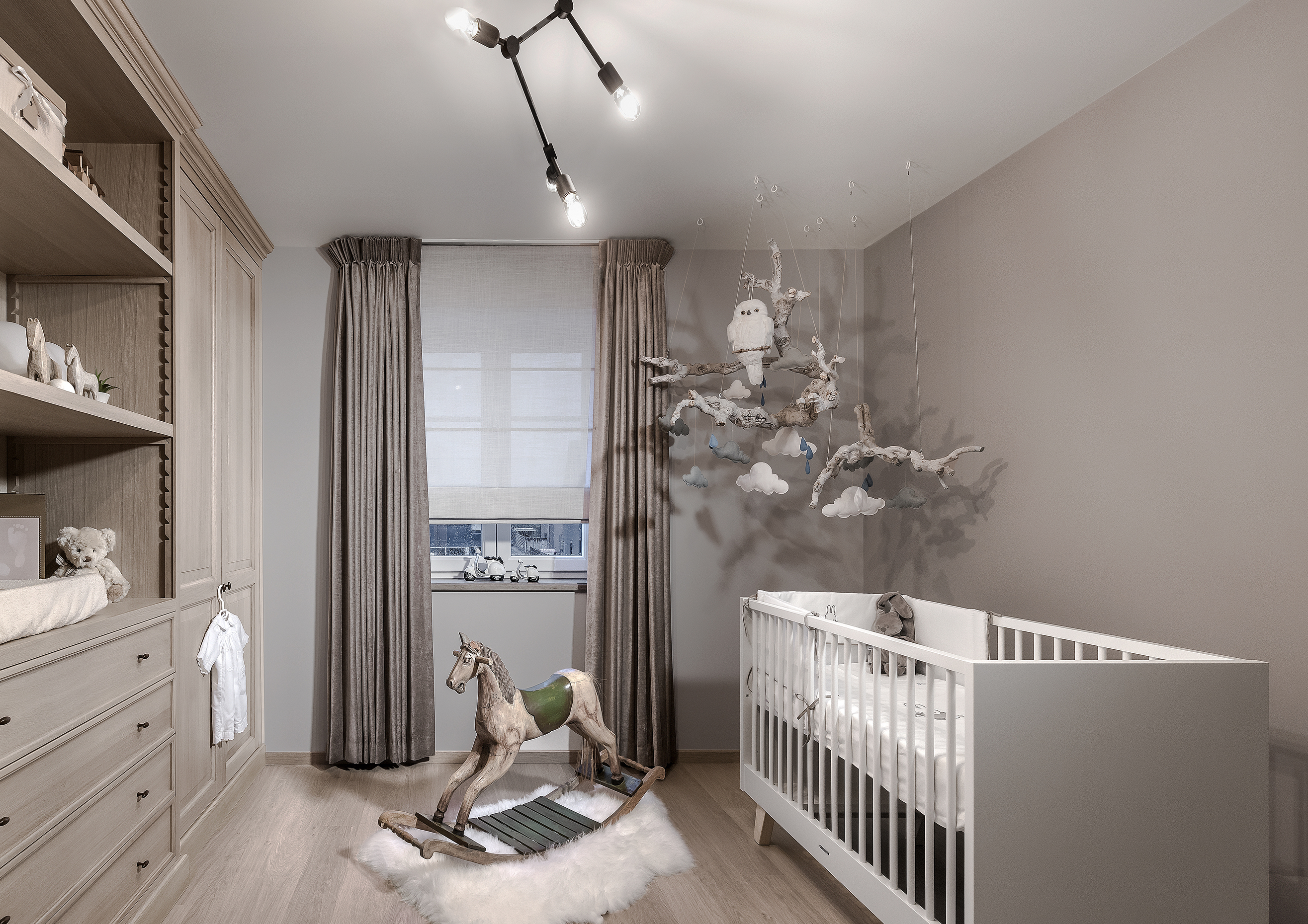 Обои Loymina British Style Garden Wellness Brit 13 009 10,05×1 фото в интерьере